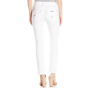 Hudson Bailee Mid Rise Crop baby boot jeans